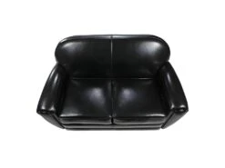 Canapé Club 2 Places Noir -Accueil-Canapé canape 12998313