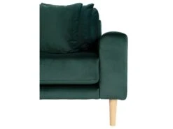 Lido - Canapé D'angle Gauche En Velours L290cm - Couleur - Vert Forêt -Accueil-Canapé canape 13284173