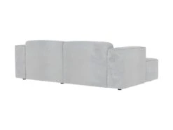 Canapé D'angle Gauche 3 Places Aska En Tissu Gris Clair Chiné -Accueil-Canapé canape 13286695