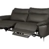 Canapé 3 Places Avec 2 Relax électriques En 100% Tout Cuir épais De Luxe Italien, PERINI, Anthracite