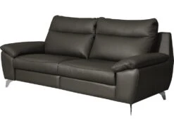 Canapé 3 Places Avec 2 Relax électriques En 100% Tout Cuir épais De Luxe Italien, PERINI, Anthracite 12 Canapé 3 Places Avec 2 Relax électriques En 100% Tout Cuir épais De Luxe Italien, PERINI, Anthracite -Accueil-Canapé canape 13581047