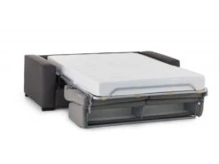 Canapé Dababo, Canapé 2 Places, 100% Made In Italy, Canapé De Salon à Ouverture Pivotante, En Tissu Matelassé, Avec Accoudoirs Fins, Cm 160x95h90, Gris Et Anthracite -Accueil-Canapé canape 13592525