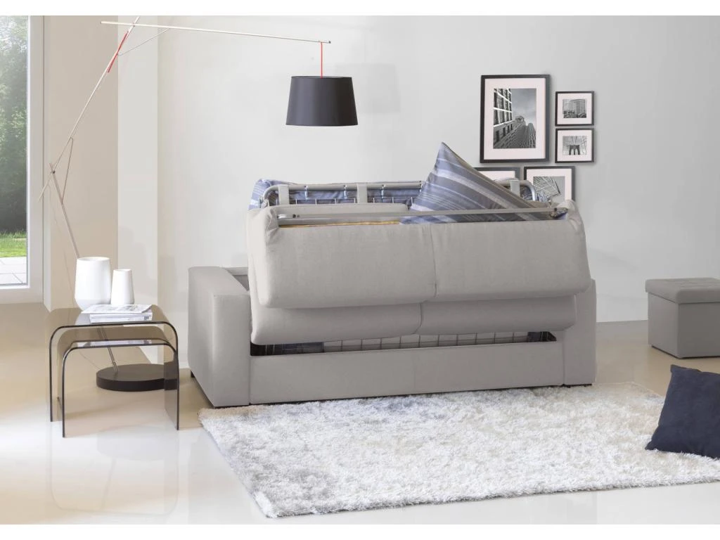 Canapé Daaze, Canapé 2 Places, 100% Made In Italy, Canapé De Salon à Ouverture Pivotante, En Tissu Matelassé, Avec Accoudoirs Standards, Cm 180x95h90, Gris 7 Canapé Daaze, Canapé 2 Places, 100% Made In Italy, Canapé De Salon à Ouverture Pivotante, En Tissu Matelassé, Avec Accoudoirs Standards, Cm 180x95h90, Gris – Image 5