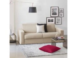 Canapé Dabaidy, Canapé 3 Places, 100% Made In Italy, Canapé De Salon à Ouverture Pivotante, En Tissu Matelassé, Avec Accoudoirs Standards, Cm 220x95h90, Beige -Accueil-Canapé canape 13592973