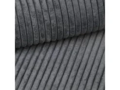 Canapé D'angle Réversible Et Convertible 3 Places Avec Coffre Robin Velours Côtelé Gris -Accueil-Canapé canape 13614319