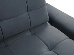 Canapé D'angle Droit Convertible En Velours Gris Anthracite OVADA -Accueil-Canapé canape 13618217