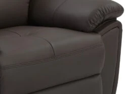 Canapé 2 Places Relax En Cuir Marron VINETA -Accueil-Canapé canape 13622019