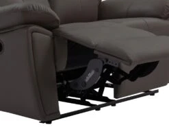 Canapé 2 Places Relax En Cuir Marron VINETA -Accueil-Canapé canape 13622031