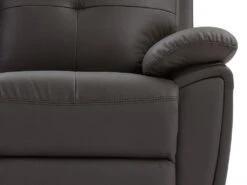 Canapé 3 Places Relax En Cuir Marron VINETA -Accueil-Canapé canape 13622107