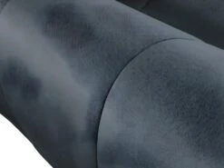 Canapé D'angle Droit Convertible En Velours Gris Anthracite PADRU -Accueil-Canapé canape 13673249