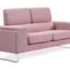 Canapé 2 Places Barth Velours Rose