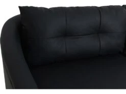 Canapé 3 Places Ivanoe Simili Noir -Accueil-Canapé canape 13689079