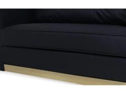 Canapé 3 Places Ivanoe Simili Noir -Accueil-Canapé canape 13689081