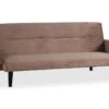 Canapé Convertible Clic-clac Roberto 3 Places Velours Taupe