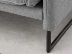 Canapé D'angle Gauche En Tissu Gris Clair LESPI -Accueil-Canapé canape 14020697