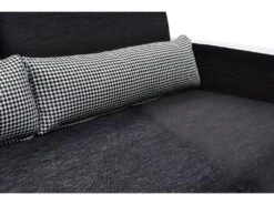 Canapé 2 Places Convertible Déplimousse En Tissu Et Simili VILO - Blanc Et Gris 38 Canapé 2 Places Convertible Déplimousse En Tissu Et Simili VILO - Blanc Et Gris -Accueil-Canapé canape 142477