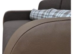 Canapé 2 Places Convertible Déplimousse En Tissu Et Simili VILO - Blanc Et Gris 36 Canapé 2 Places Convertible Déplimousse En Tissu Et Simili VILO - Blanc Et Gris -Accueil-Canapé canape 142482