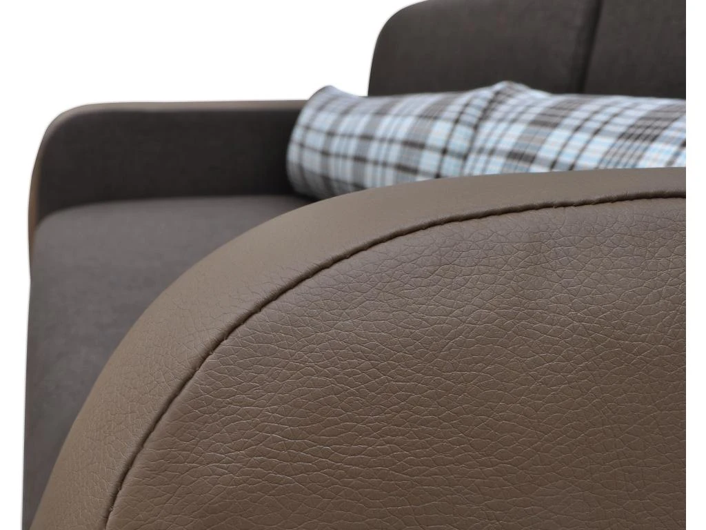 Canapé 2 Places Convertible Déplimousse En Tissu Et Simili VILO - Blanc Et Gris 17 Canapé 2 Places Convertible Déplimousse En Tissu Et Simili VILO - Blanc Et Gris – Image 15