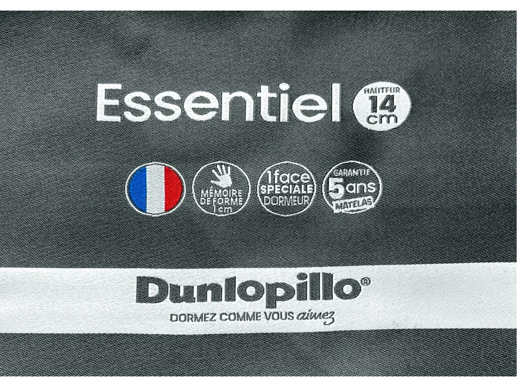 Canapé 4 Places Convertible Express En Velours CALITO - Anthracite - Couchage Lattes Larges 160 Cm - Matelas 14 Cm Avec Mémoire De Forme DUNLOPILLO 9 Canapé 4 Places Convertible Express En Velours CALITO - Anthracite - Couchage Lattes Larges 160 Cm - Matelas 14 Cm Avec Mémoire De Forme DUNLOPILLO – Image 7