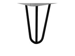 Canapé Fixe SERENA 2 Places En Tissu Avec Pieds épingles - Gris Clair -Accueil-Canapé canape 14643959