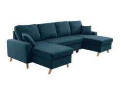 Canapé Panoramique Scandinave Convertible 2 Coffres En Tissu Déperlant -Accueil-Canapé canape 14647101