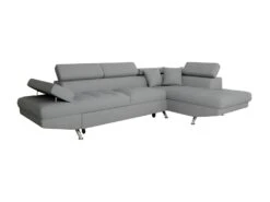 Canapé D'angle Convertible Droit Avec Coffre De Rangement En Tissu -Accueil-Canapé canape 14648399