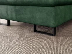 Canapé D'angle Gauche Convertible En Velours Vert DIMARO -Accueil-Canapé canape 14651573