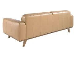 Canapé 3 Places En Cuir Couleur Sable 6120 ANGEL CERDA -Accueil-Canapé canape 14719727