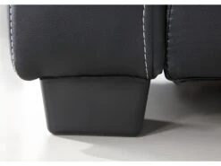 Canapé Convertible Clic Clac En Simili MIRELLA - Noir -Accueil-Canapé canape 14866