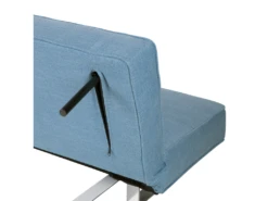 Canapé Convertible 3 Places En Tissu Bleu DUBLIN -Accueil-Canapé canape 14926677