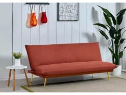 ISA - Banquette Clic Clac Rose Foncé -Accueil-Canapé canape 15000575