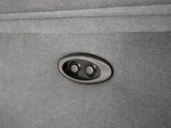 Canapé 2 Places Relax électrique En Tissu Gris BENJAMIN -Accueil-Canapé canape 15289969