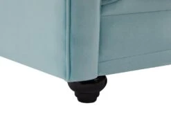 Canapé 2 Places En Velours Bleu Pastel CHESTERFIELD -Accueil-Canapé canape 15689413