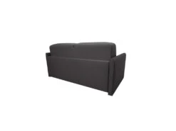 XENON Canapé Convertible 3 Places Gris Ardoise Matelas Dunlopillo 140cm -Accueil-Canapé canape 15812629
