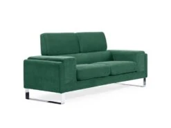 Canapé 2 Places Barth Velours Vert