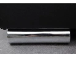 Canapé 2 Places En Cuir THIBAULT - Noir -Accueil-Canapé canape 159612