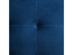 Canapé Convertible 3 Places En Velours Bleu Marine ABERDEEN -Accueil-Canapé canape 16174547