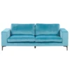 Canapé 3 Places En Velours Bleu Clair VADSTENA -Accueil-Canapé canape 16182161