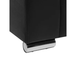 Canapé 2 Places En Cuir Noir HELSINKI -Accueil-Canapé canape 16183083