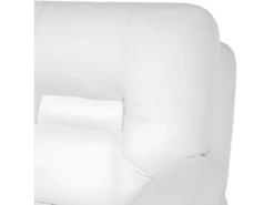 Canapé 2 Places En Cuir PU Blanc Avec Position Réglable BERGEN -Accueil-Canapé canape 16187047