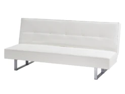 Canapé-lit 3 Places En Cuir PU Blanc DERBY -Accueil-Canapé canape 16646645