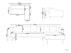 Canapé Convertible - Vadso - Velours, Gris 14 Canapé Convertible - Vadso - Velours, Gris -Accueil-Canapé canape 16649835