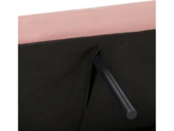 Canapé Convertible 3 Places En Velours Rose VIMMERBY -Accueil-Canapé canape 16654591