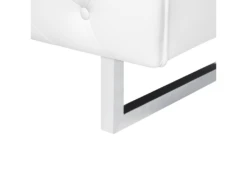 Canapé 2 Places En Cuir PU Blanc VISSLAND -Accueil-Canapé canape 16655441