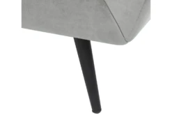 Canapé 3 Places En Velours Gris LENVIK -Accueil-Canapé canape 16659429