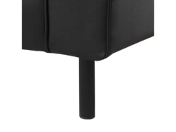 Canapé 3 Places En Cuir Noir SAVALEN -Accueil-Canapé canape 16659719