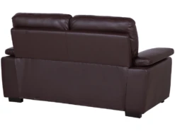 Canapé 2 Places En Cuir PU Marron VOGAR -Accueil-Canapé canape 16661739