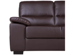 Canapé 2 Places En Cuir PU Marron VOGAR -Accueil-Canapé canape 16661741