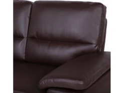 Canapé 2 Places En Cuir PU Marron VOGAR -Accueil-Canapé canape 16661743