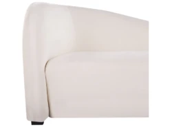 Canapé 3 Places En Velours Blanc VELTADA -Accueil-Canapé canape 16664751